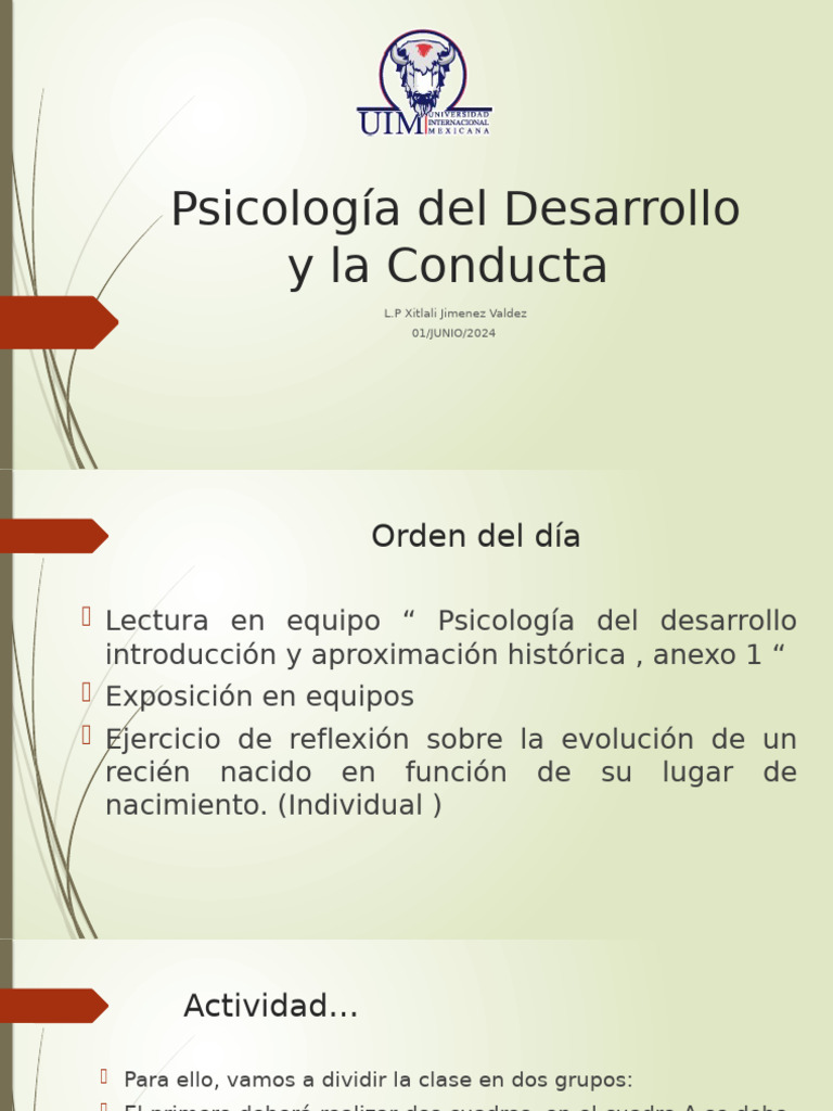 Psicología del Desarrollo y Apego Infantil | PDF | Teoría de apego ...