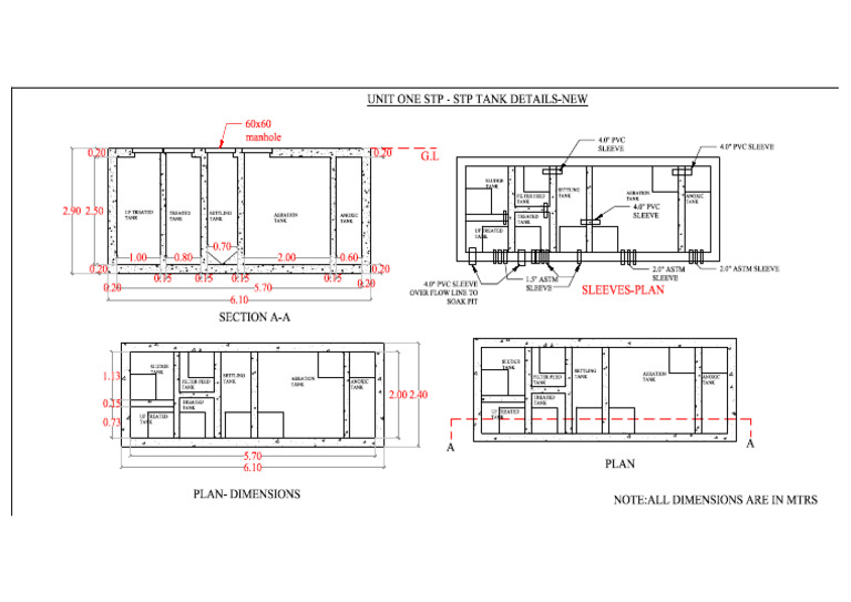 Unit One STP DWG Rev 2025-Model | PDF