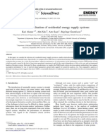 Multi-Criteria Evaluation of Residential Energy Supply Systems
