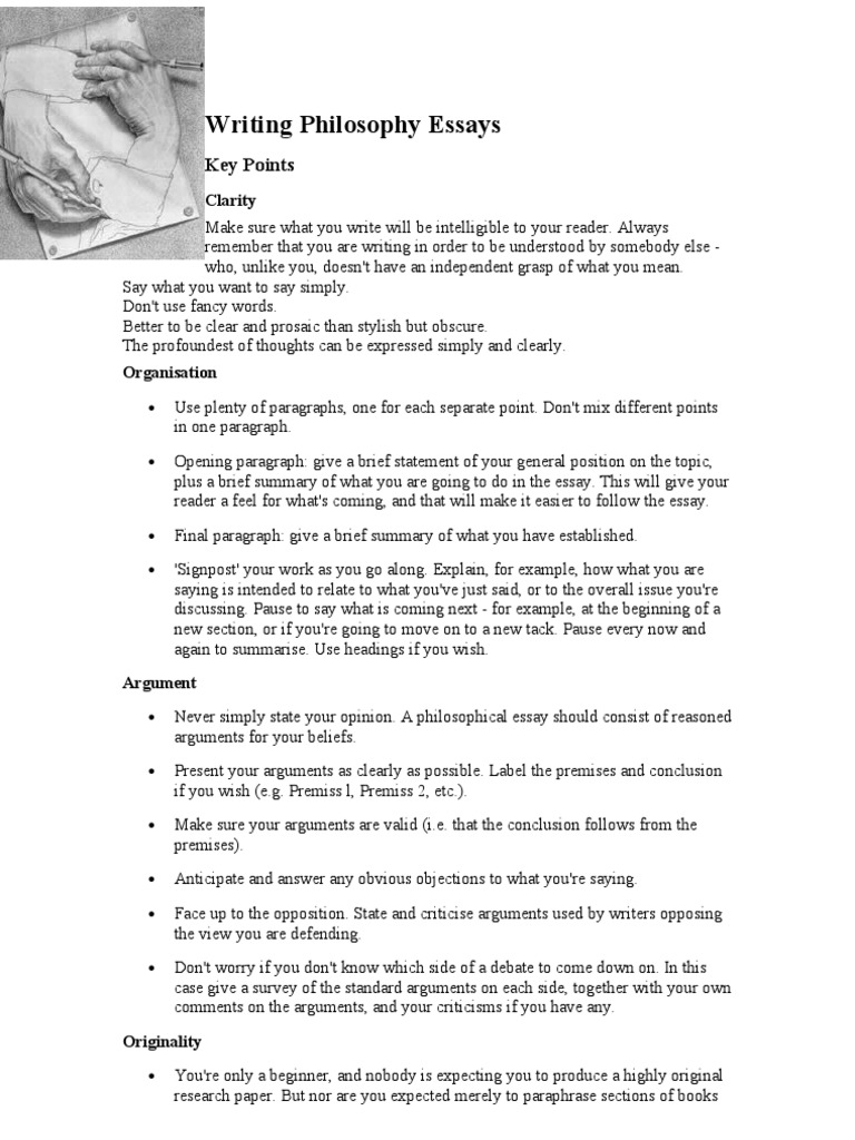 Guide to Writing Philosophy Essays | PDF | Plagiarism | Essays