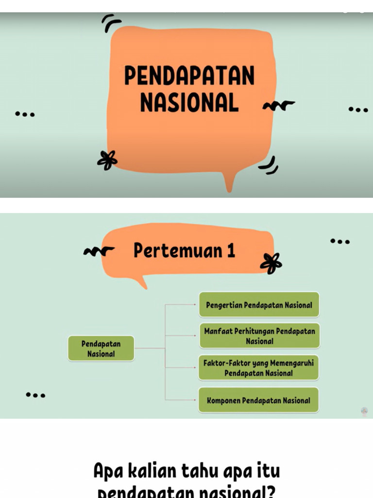 Pendapatan Nasional | PDF