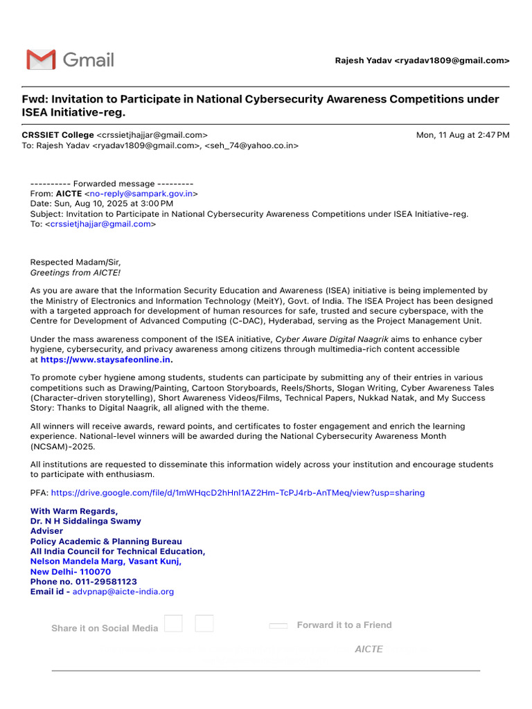 National Cybersecurity Competitions Invite | PDF | Computer Security ...