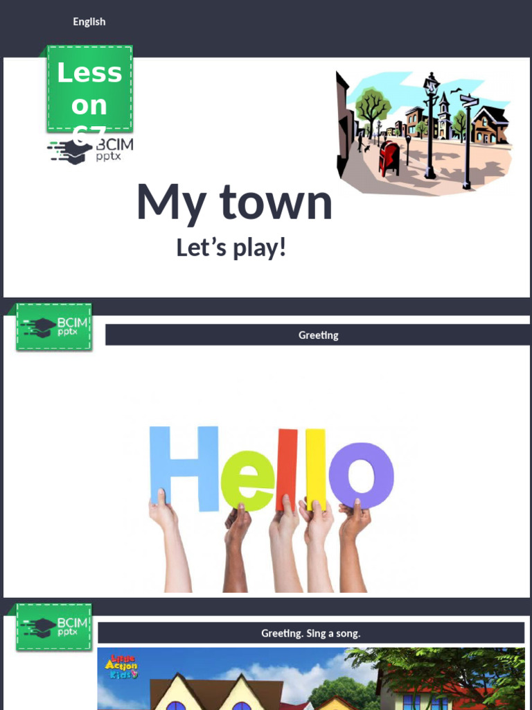 My Town Project Activities | PDF