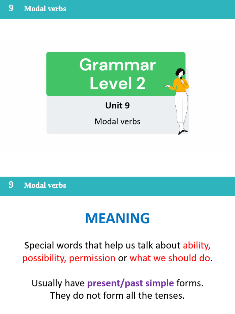Understanding Modal Verbs in English | PDF | Verb | Morphology
