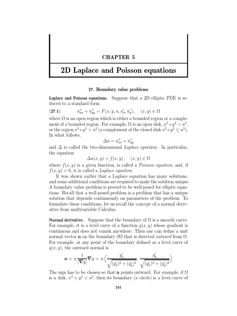 Lectures Pde CHP 5 | PDF | Polynomial | Calculus