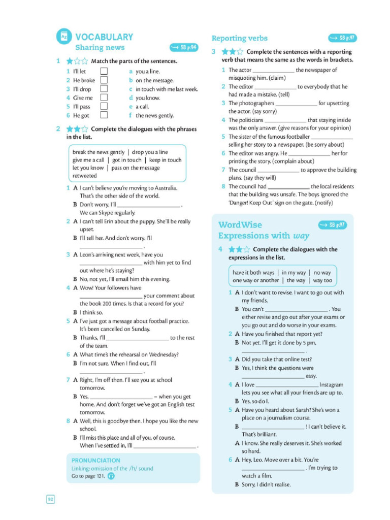B2C3 Unit 10 Grammar 2 | PDF