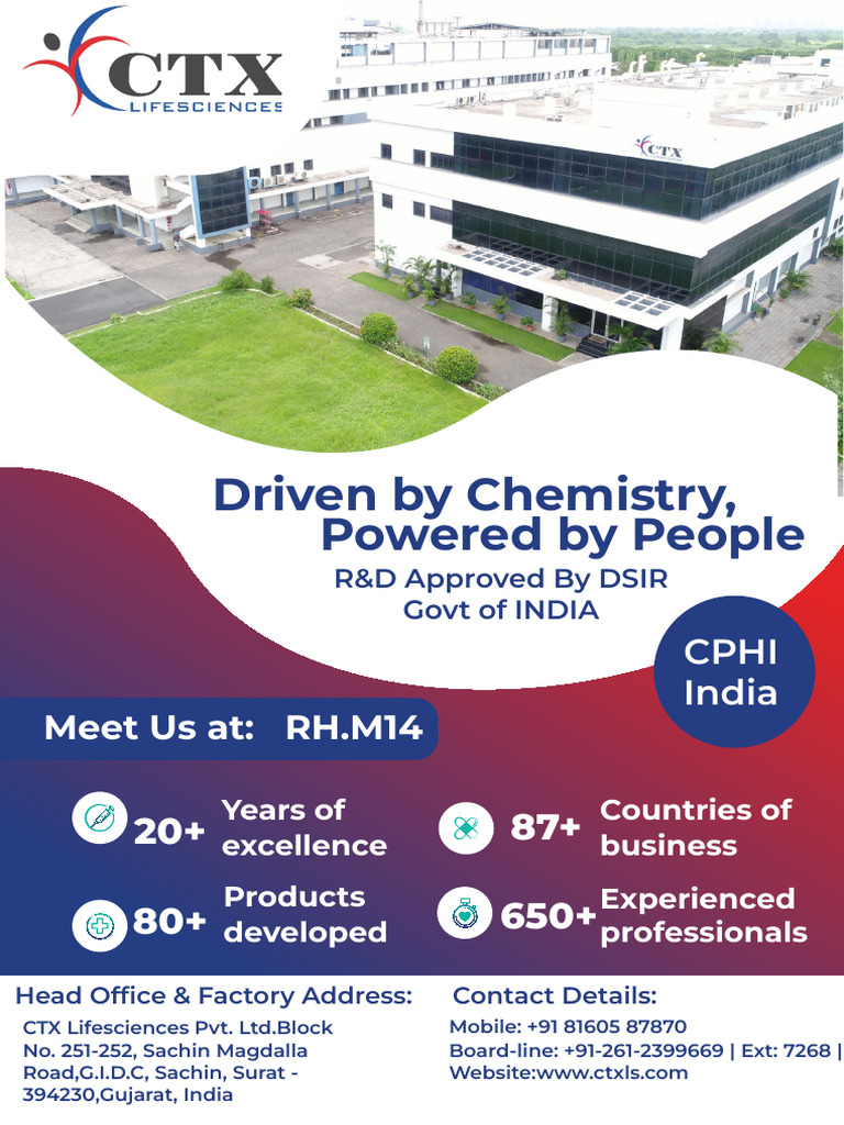 CTX Lifesciences: R&D Excellence in India | PDF