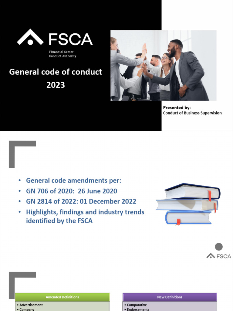 General Code of Conduct Changes | PDF | Conflict Of Interest | Insurance