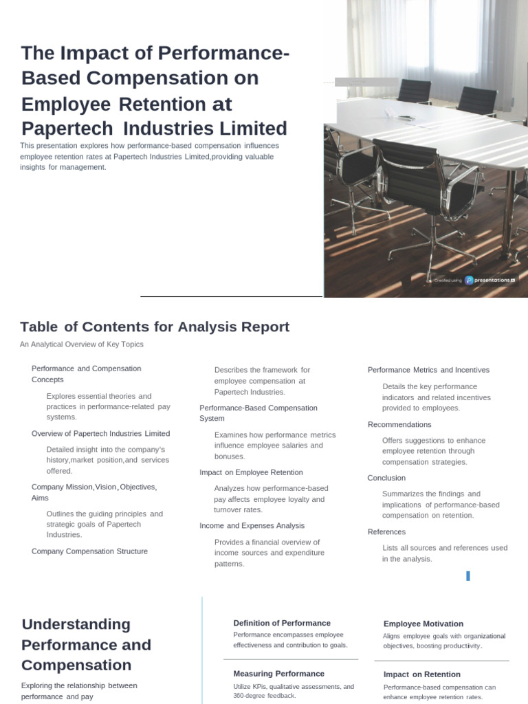 The Impact of Performance-Based Compensation On Employee Retention at ...