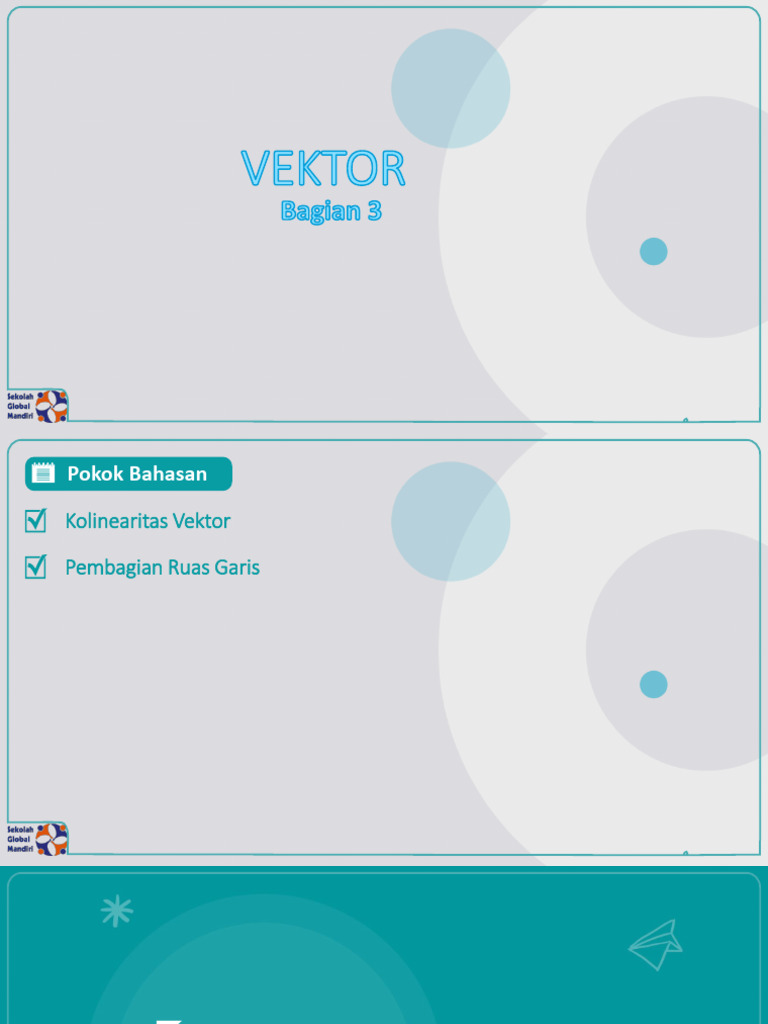 Kolinearitas dan Pembagian Vektor | PDF