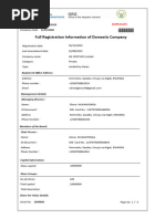 RDB Certificate of Enterprise Registration | PDF | Taxes | Value Added Tax