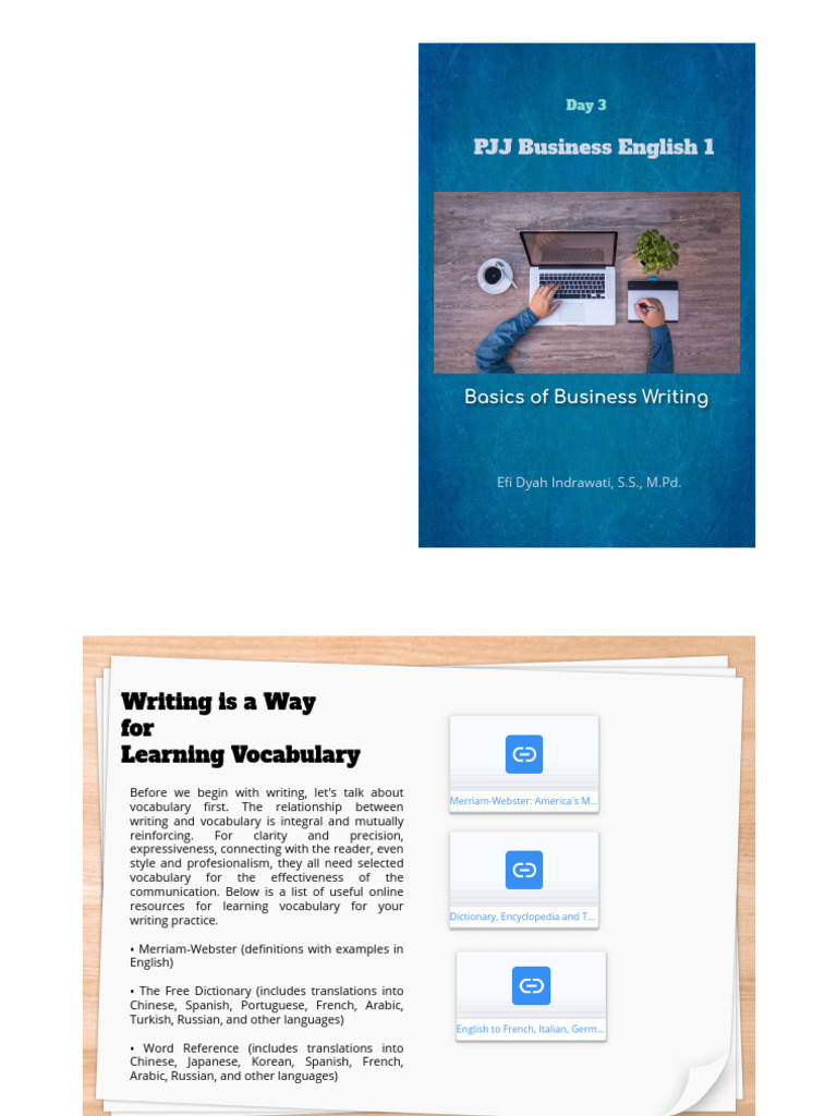 Business Writing Essentials Guide | PDF | Vocabulary | Identity Document