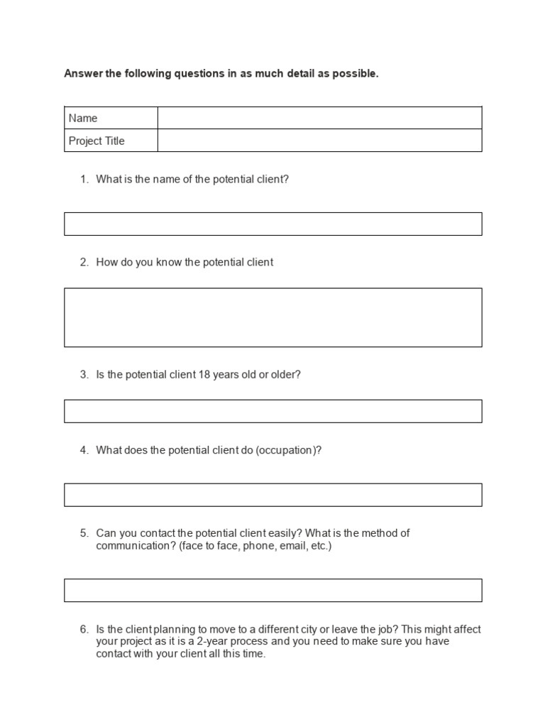 Client Assessment and IT Solutions Guide | PDF