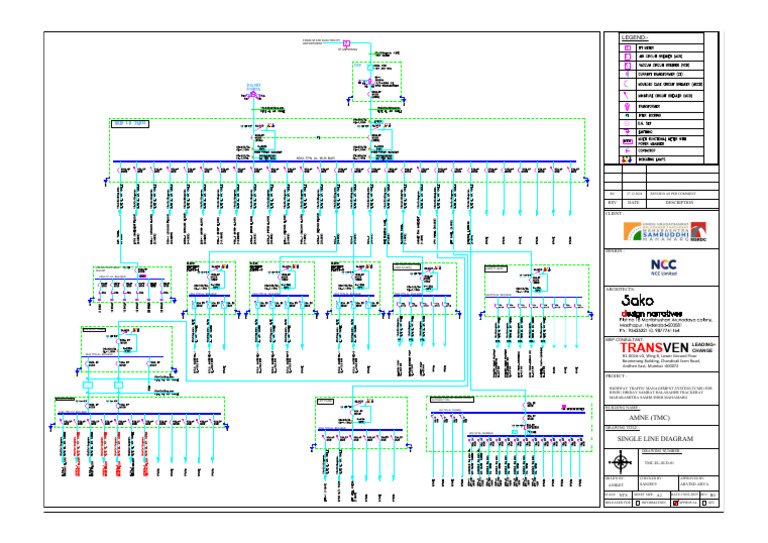 Single Line Diagram for Electrical Panels | PDF