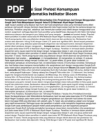 Download Contoh Kisi Kisi Soal Pretest Kemampuan Pemahaman Matematika Indikator Bloom by Shanty Indah Lestari SN90748709 doc pdf