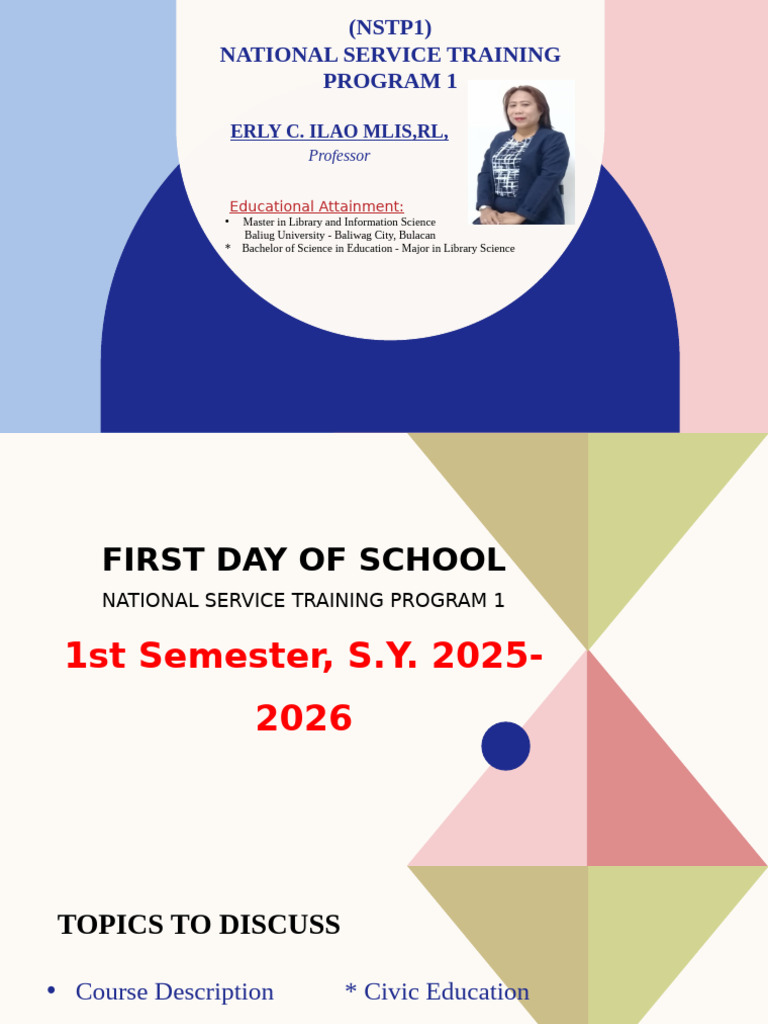 National Service Training Program Overview | PDF | Literacy | First Aid