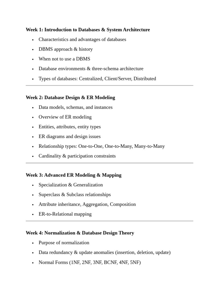 Database Fundamentals and SQL Mastery | PDF | Databases | Database Index