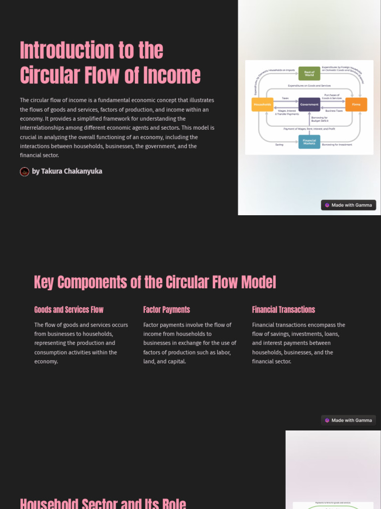 Understanding Circular Flow of Income | PDF | Taxes | Income
