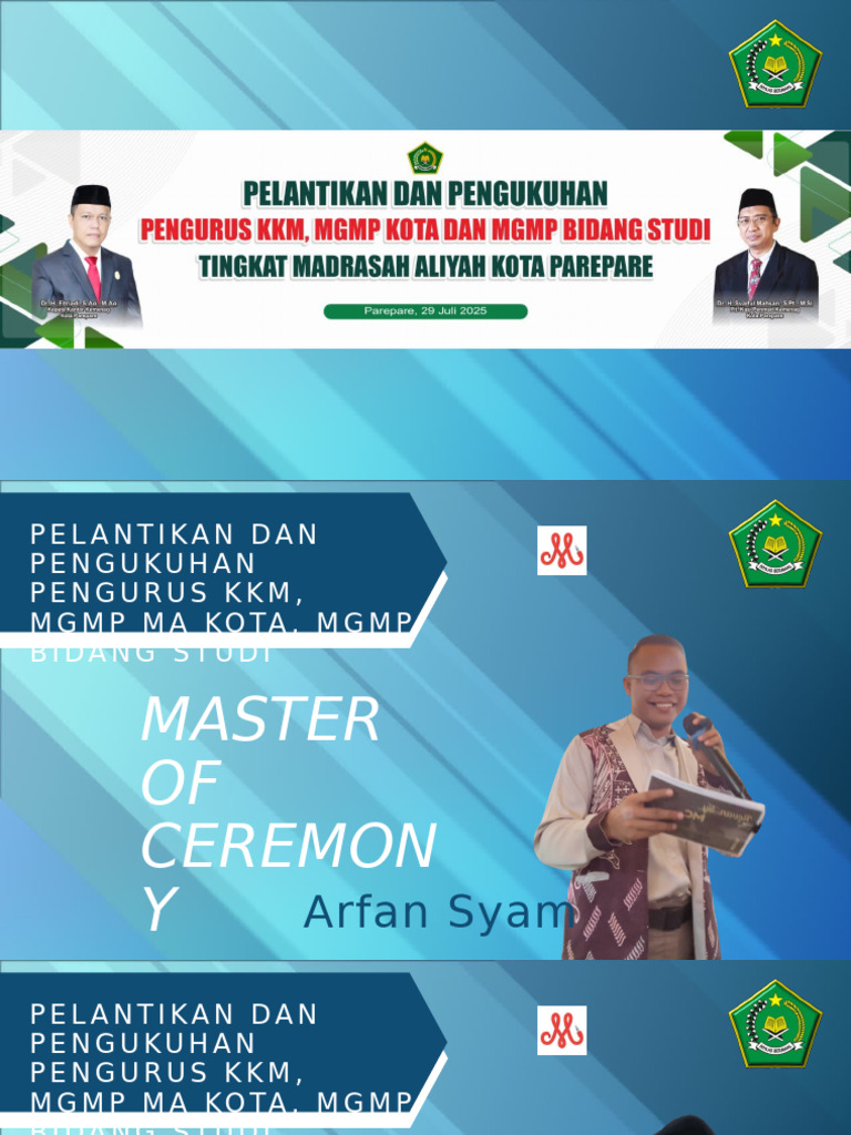 Pelantikan KKM Dan MGMP | PDF