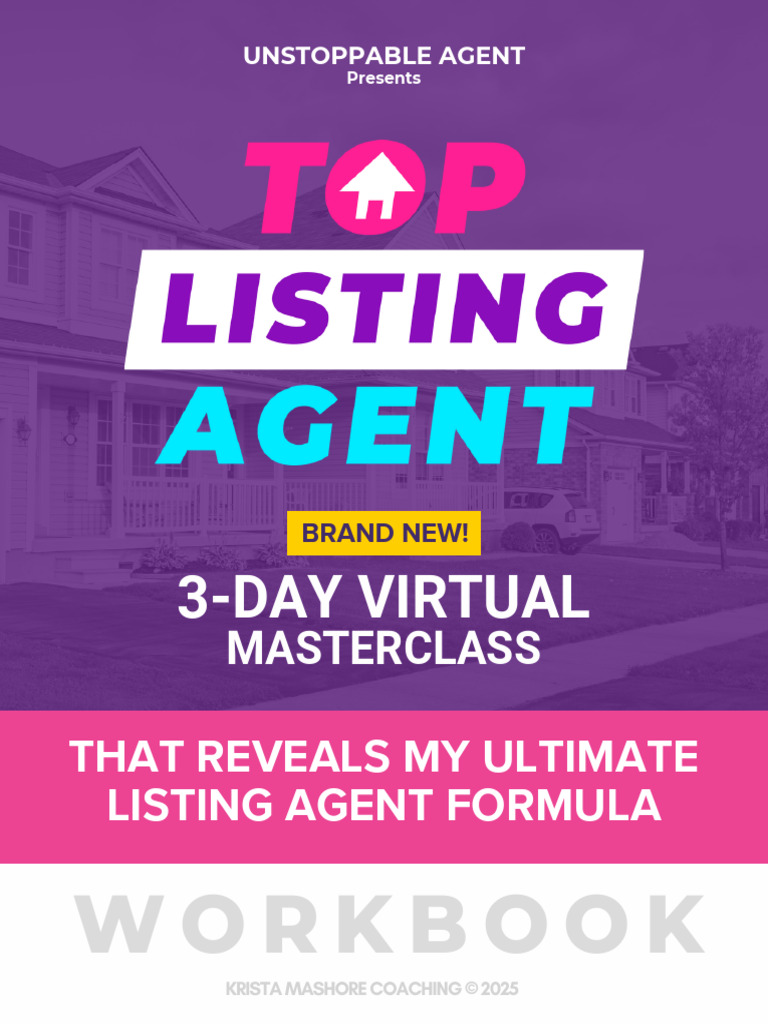 Masterclass on Listing Agent Success | PDF | Marketing | Digital Marketing