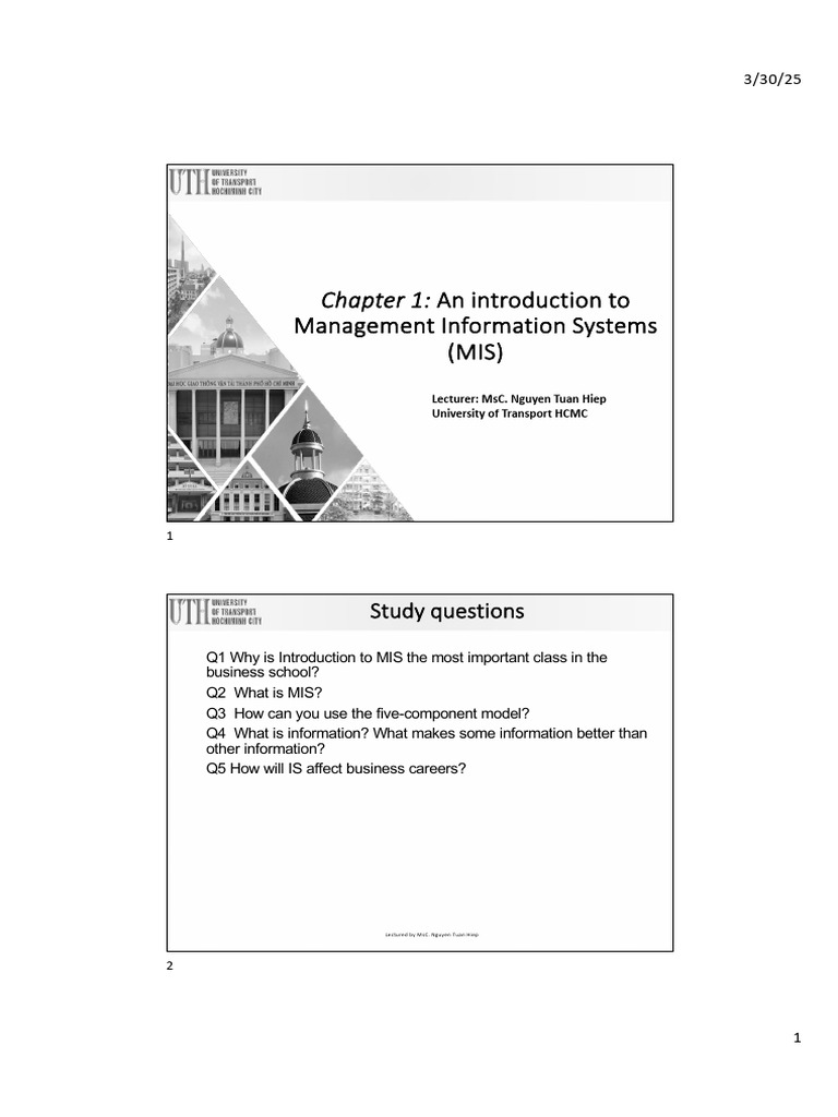 Chapter 1 - Oview About ISM | PDF | Information | Marketing