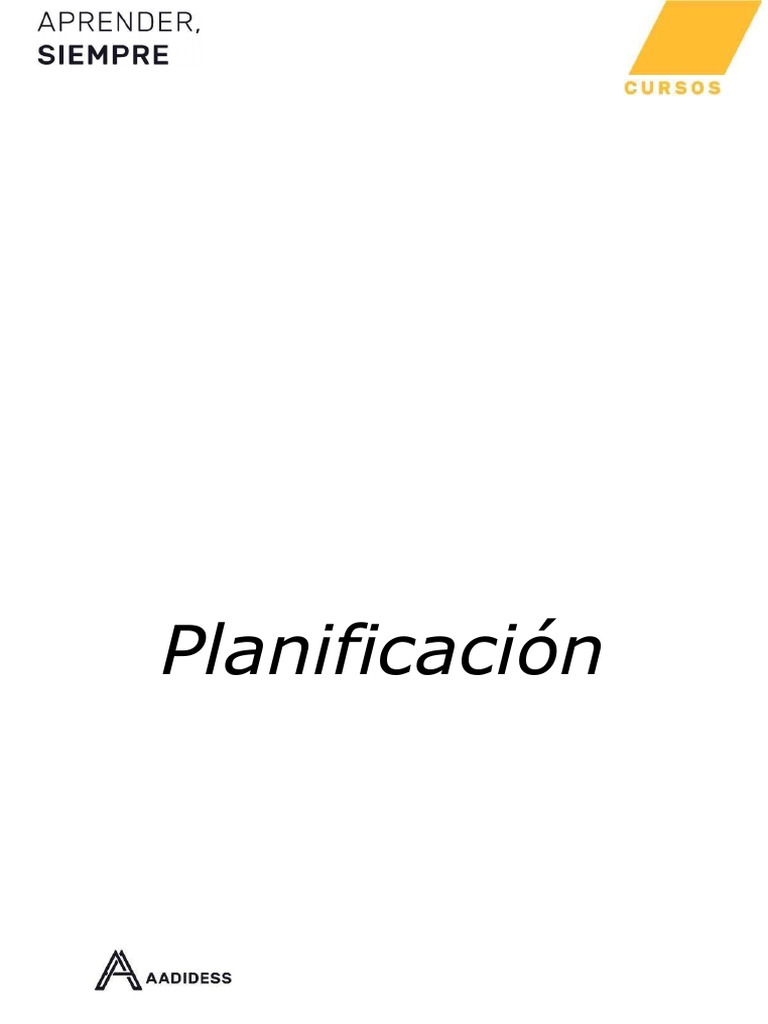 Guía de Planificación Educativa Efectiva | PDF | Planificación ...