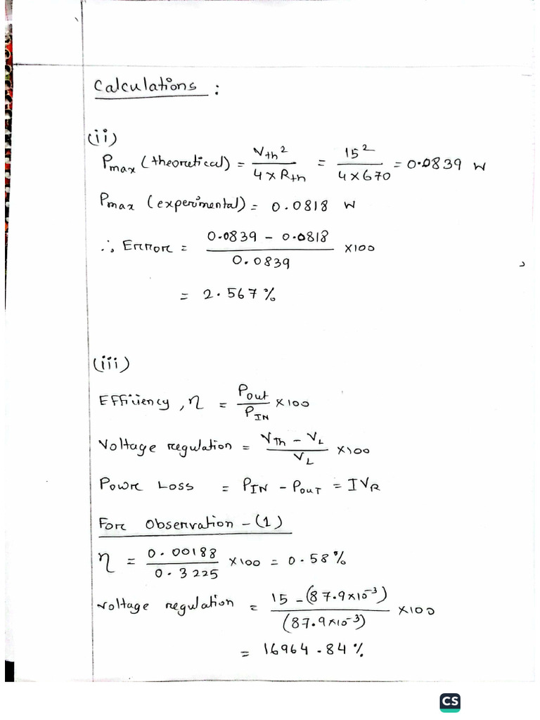 Calculations | PDF