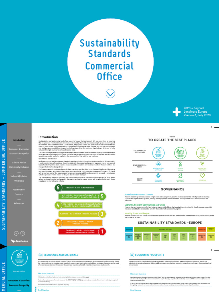 MIND SUS 00012 Commercial Office Standards 2020 Final | PDF ...