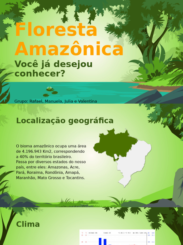 Características da Floresta Amazônica | PDF