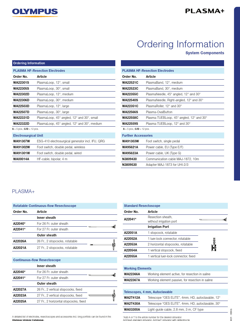 PLASMA+ Ordering-Information 97074 | PDF