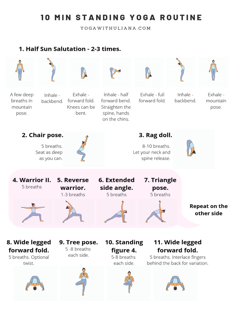 Standing Figure 4 in Yoga Routine | PDF