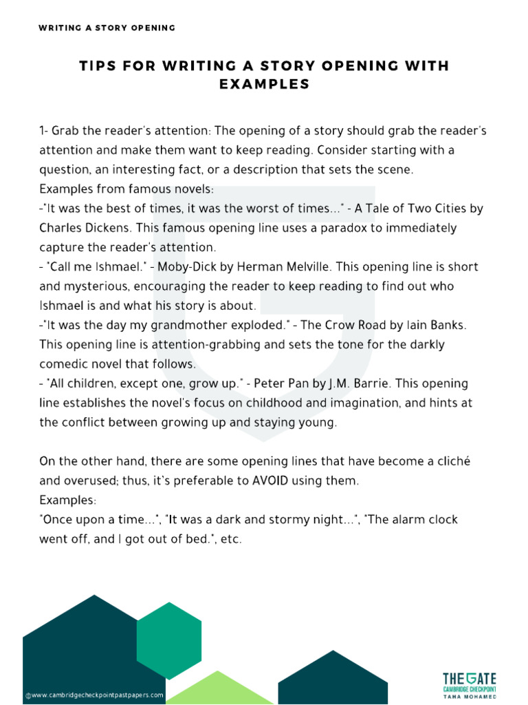 1705173748writing A Seventory Opening Unit (Year 6) - 2 | PDF