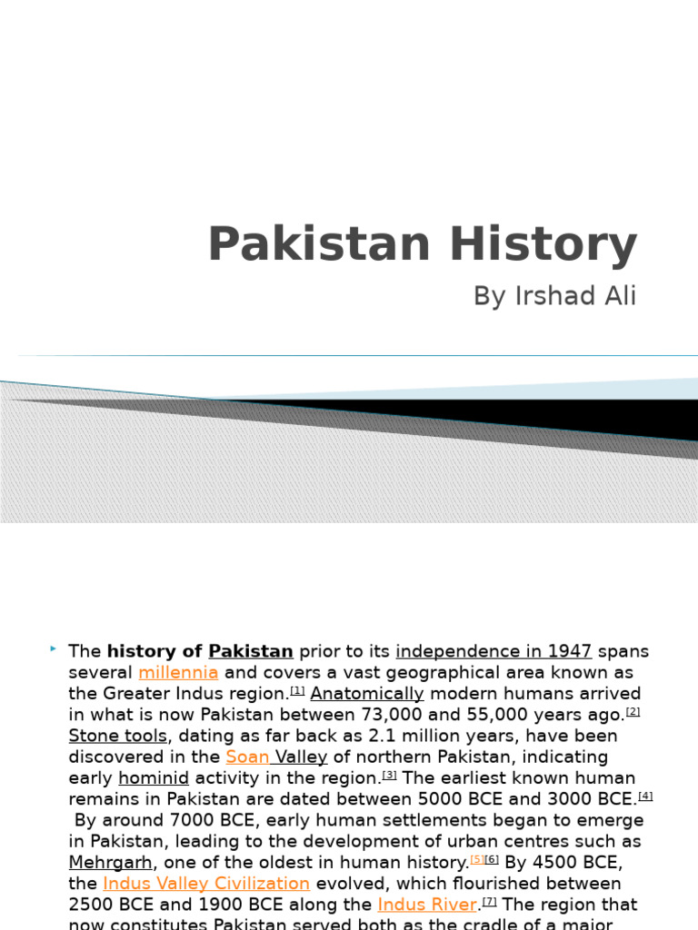 Overview of Pakistan's Historical Timeline | PDF | Pakistan | Punjab