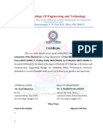 Hi-Tech College of Engineering and Technology: Certificate