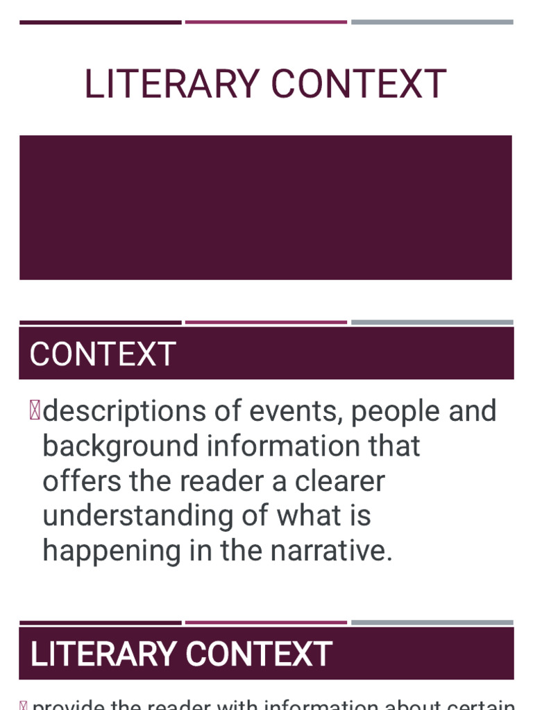 Literary Context in Philippine Literature | PDF
