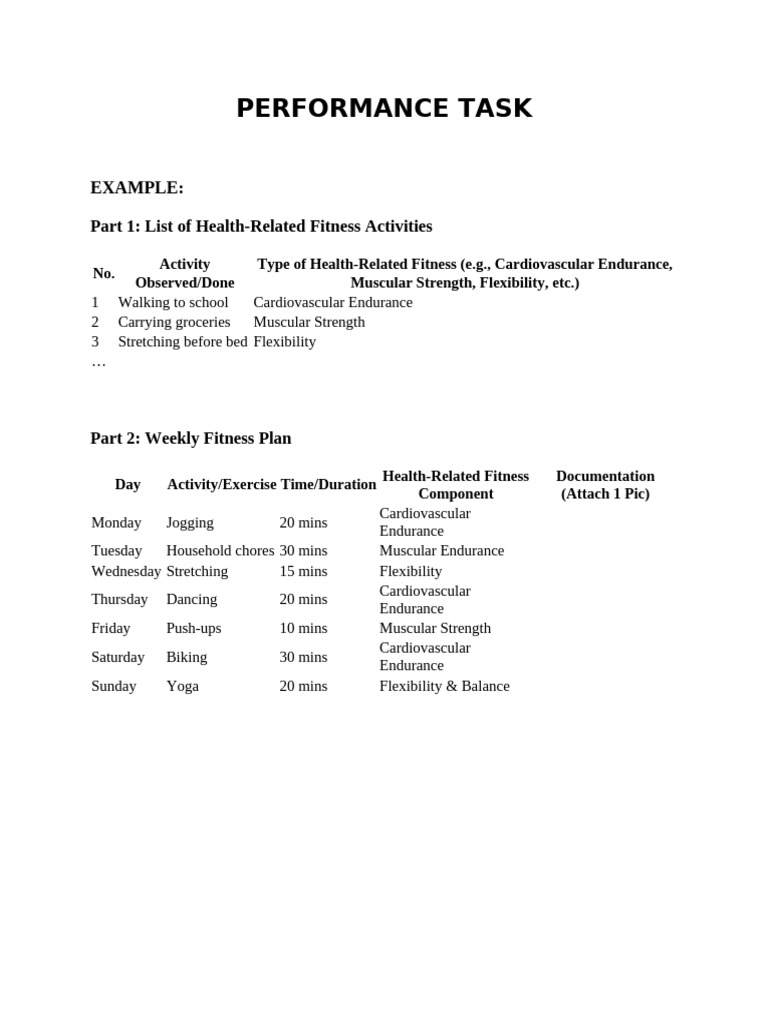 Health-Related Fitness Activities Guide | PDF