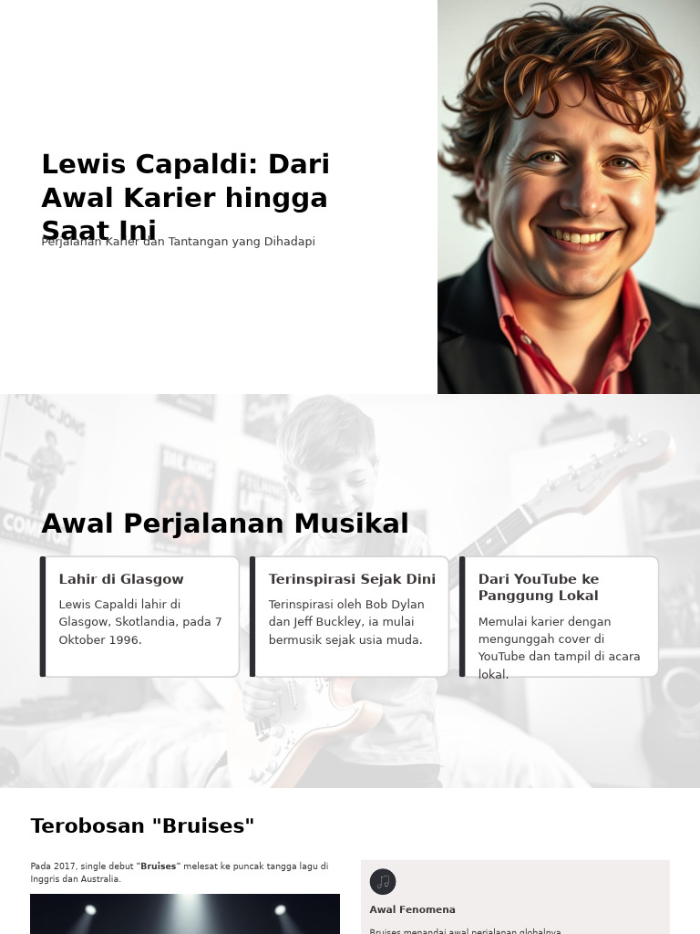 Umur dan Perjalanan Lewis Capaldi | PDF