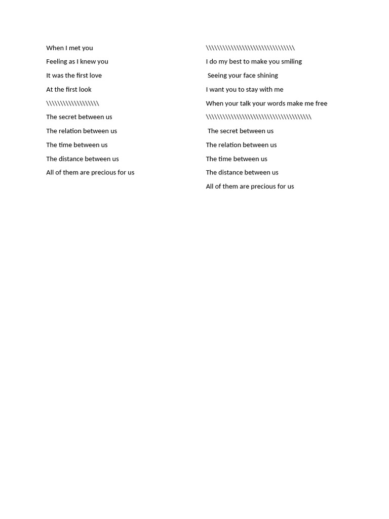 When I Met You | PDF