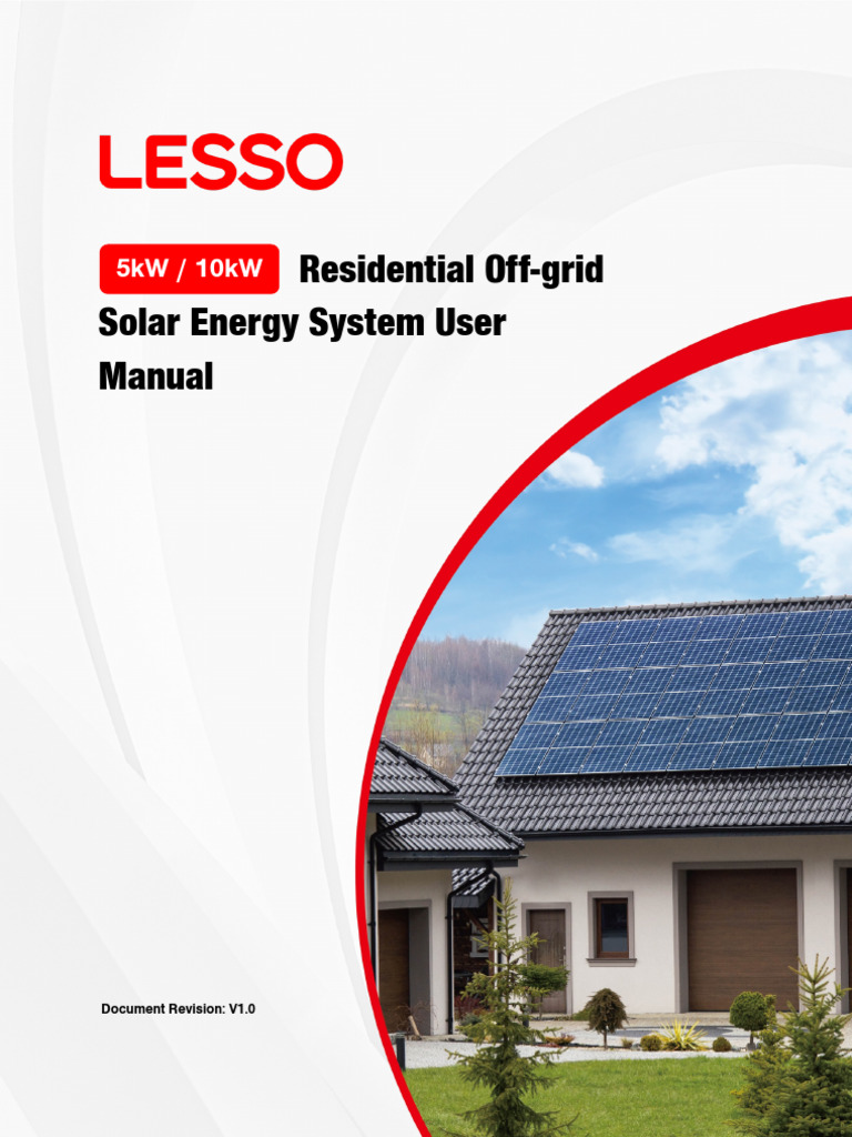 5kW/10kW Off-grid Solar System Manual | PDF | Power Inverter ...