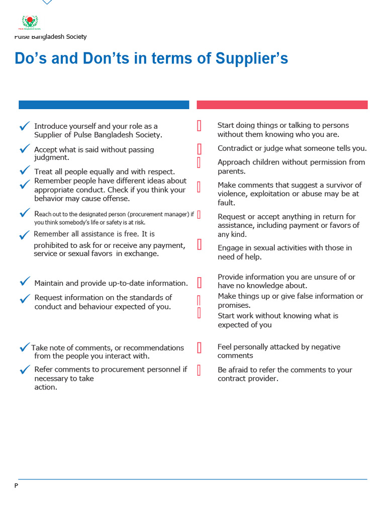 Supplier Code of Conduct Guidelines | PDF | Labour Economics ...