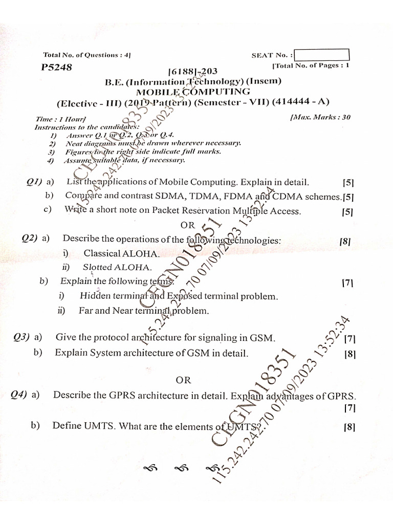 MC Insem 2023-24 | PDF