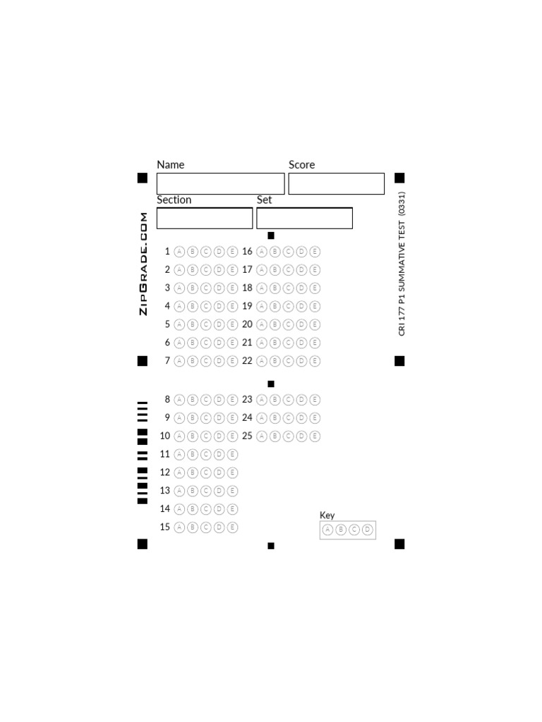 0331x1 Summative Test Cri 177 | PDF
