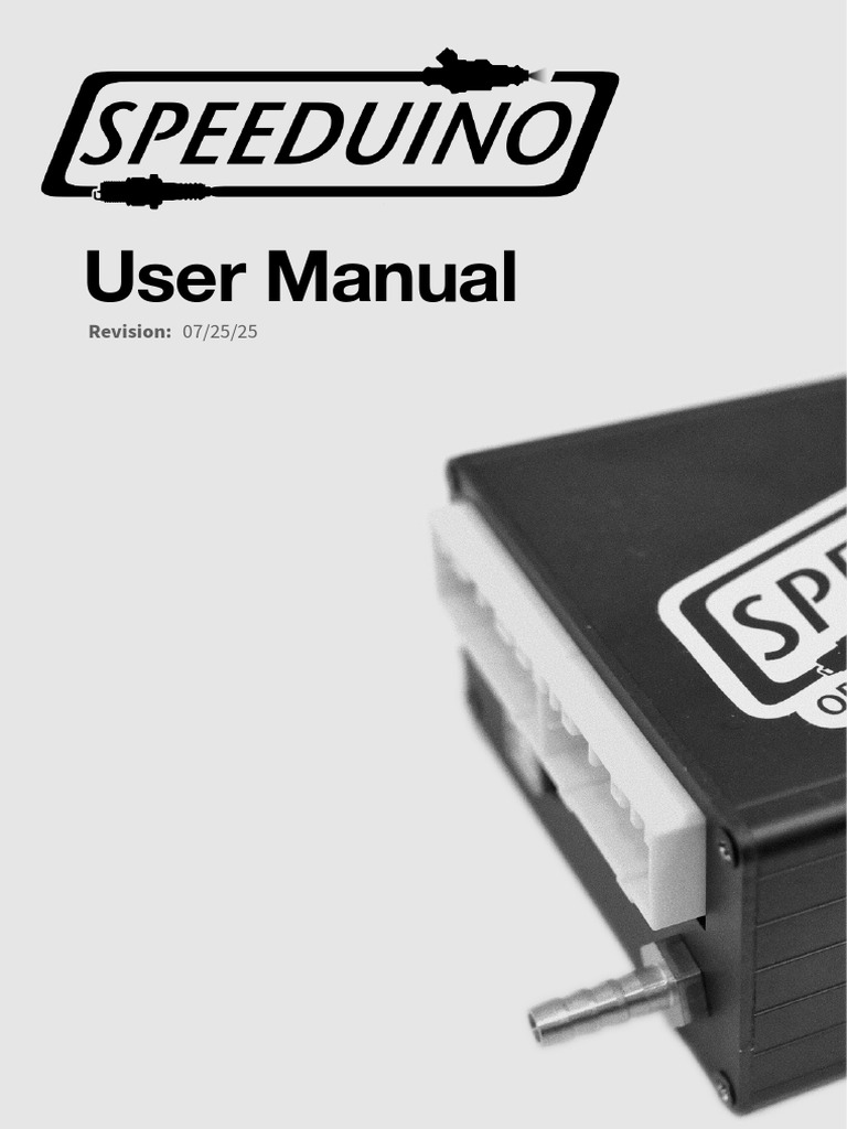 Speeduino User Manual Overview | PDF | Arduino | Computer File