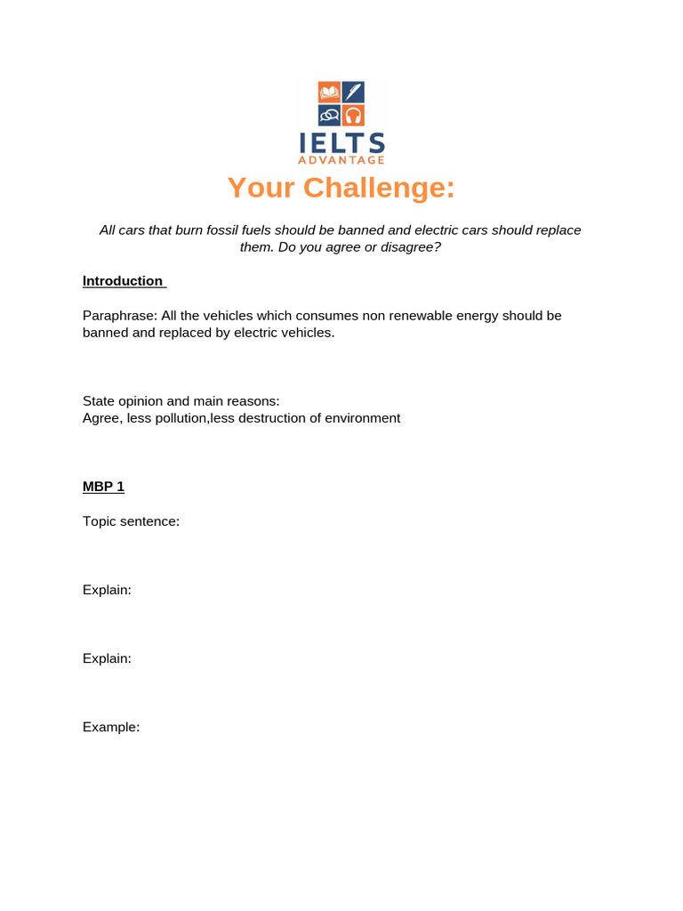 Lesson One 5 Day Challenge 1 | PDF