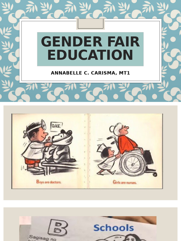 Gender Fair Education Strategies | PDF | Gender | Gender Studies