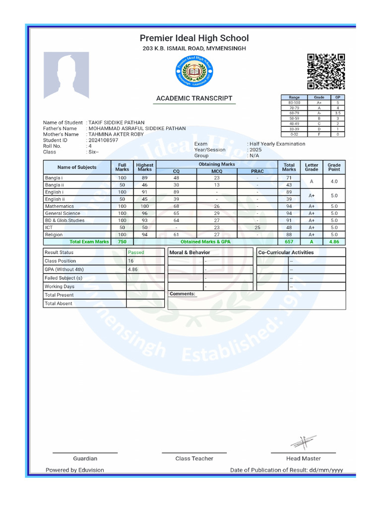 Marksheet | PDF