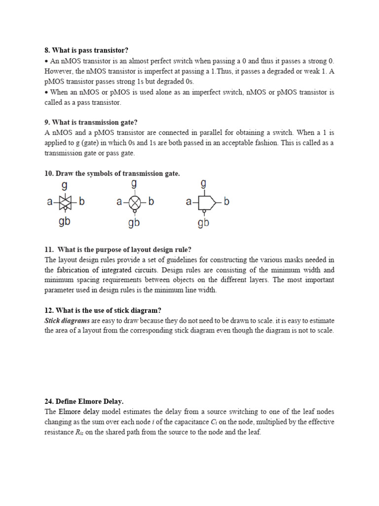 Understanding Pass Transistors and Logic Circuits | PDF | Logic Gate ...