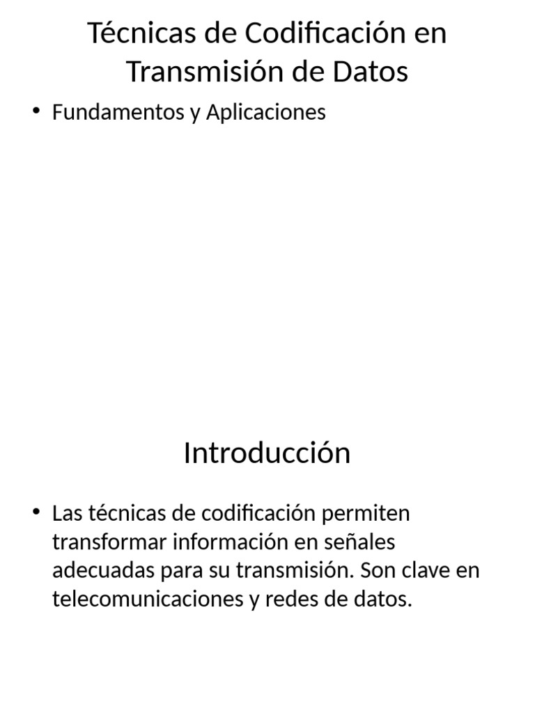 Tecnicas Codificacion | PDF