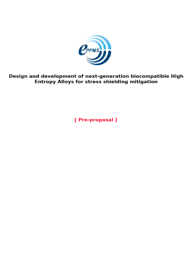 ANRF ARG 2025 Biocompatible Alloys | PDF | Physical Sciences | Applied ...