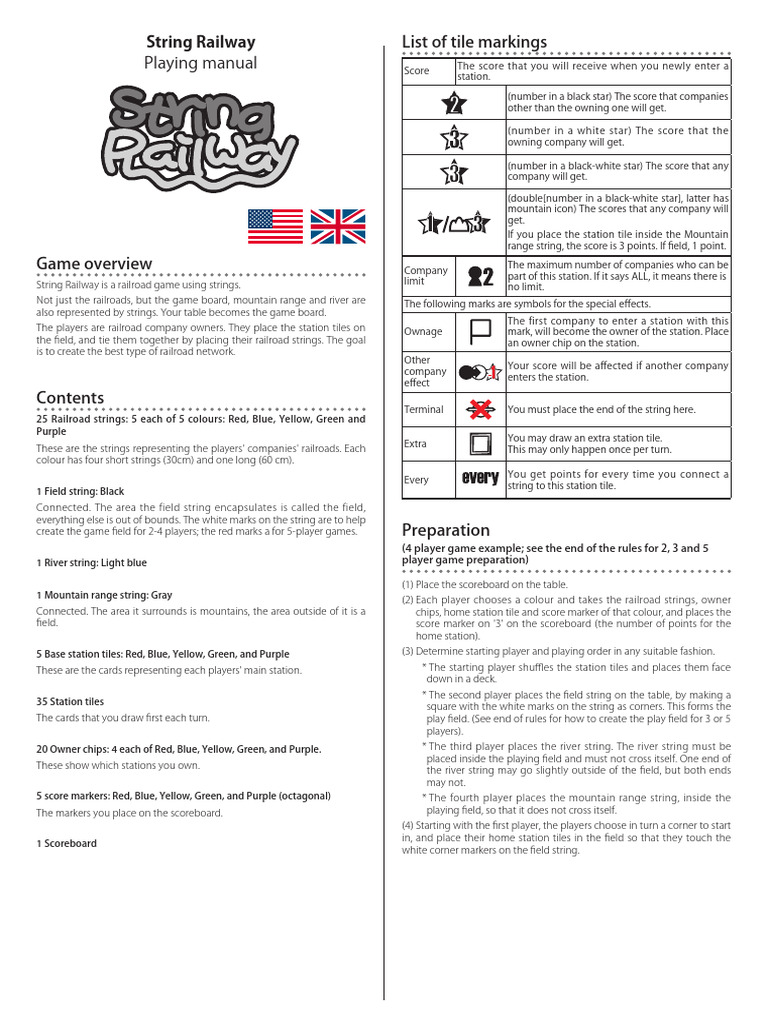 Tile Markings and Scoring Guide | PDF